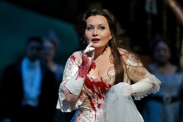 Альбина Шагимуратова на сцене Метрополитен Опера (Нью-Йорк)